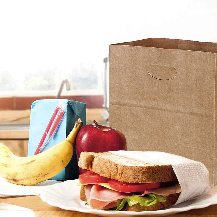 Paper Bags With Die Cut Handle